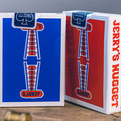 Modern Feel Jerry's Nuggets Gaff (Blue and Red) Playing Cards